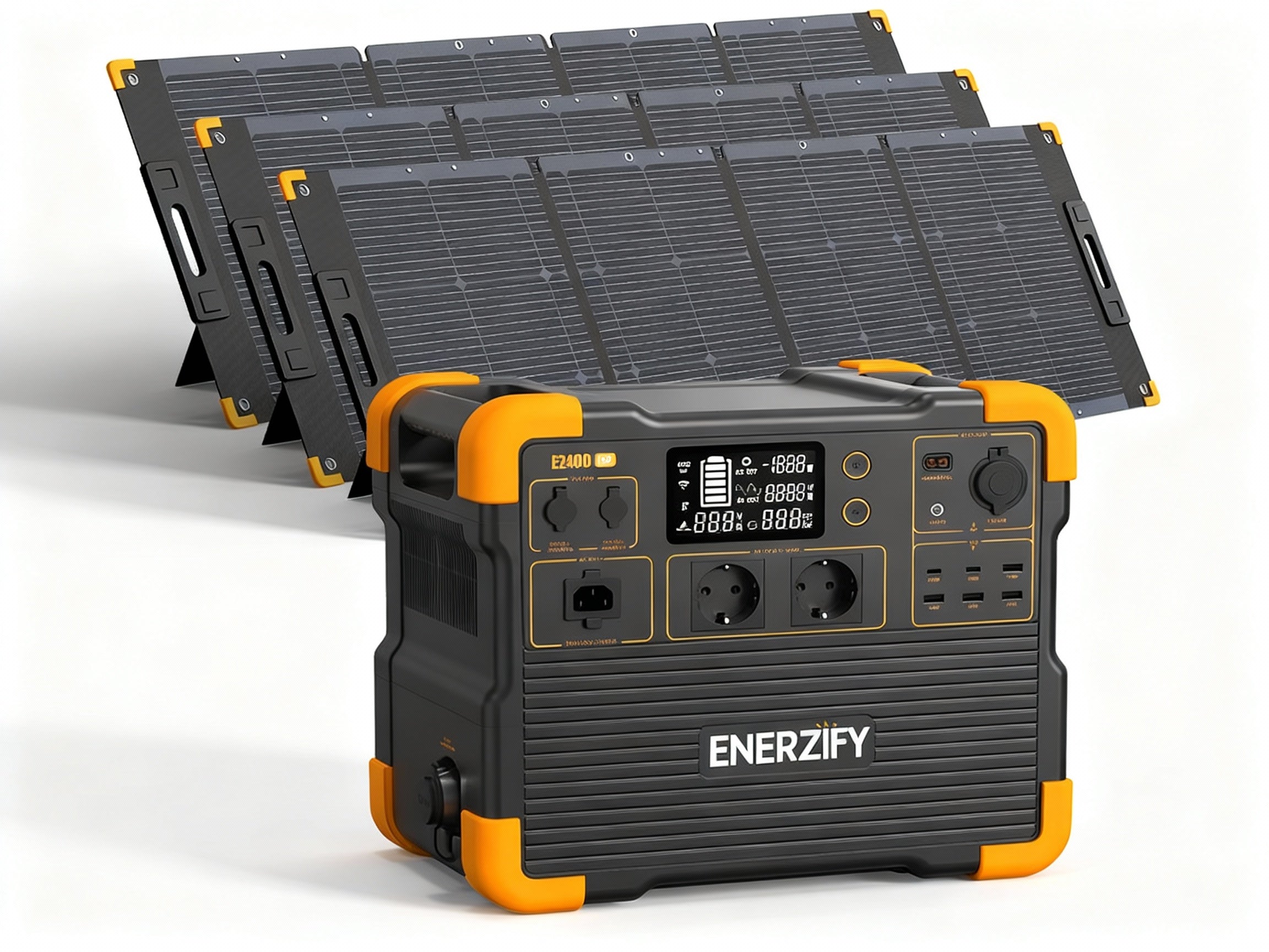 PECRON E2400LFP Expandable Portable Power Station 2400W 2048Wh