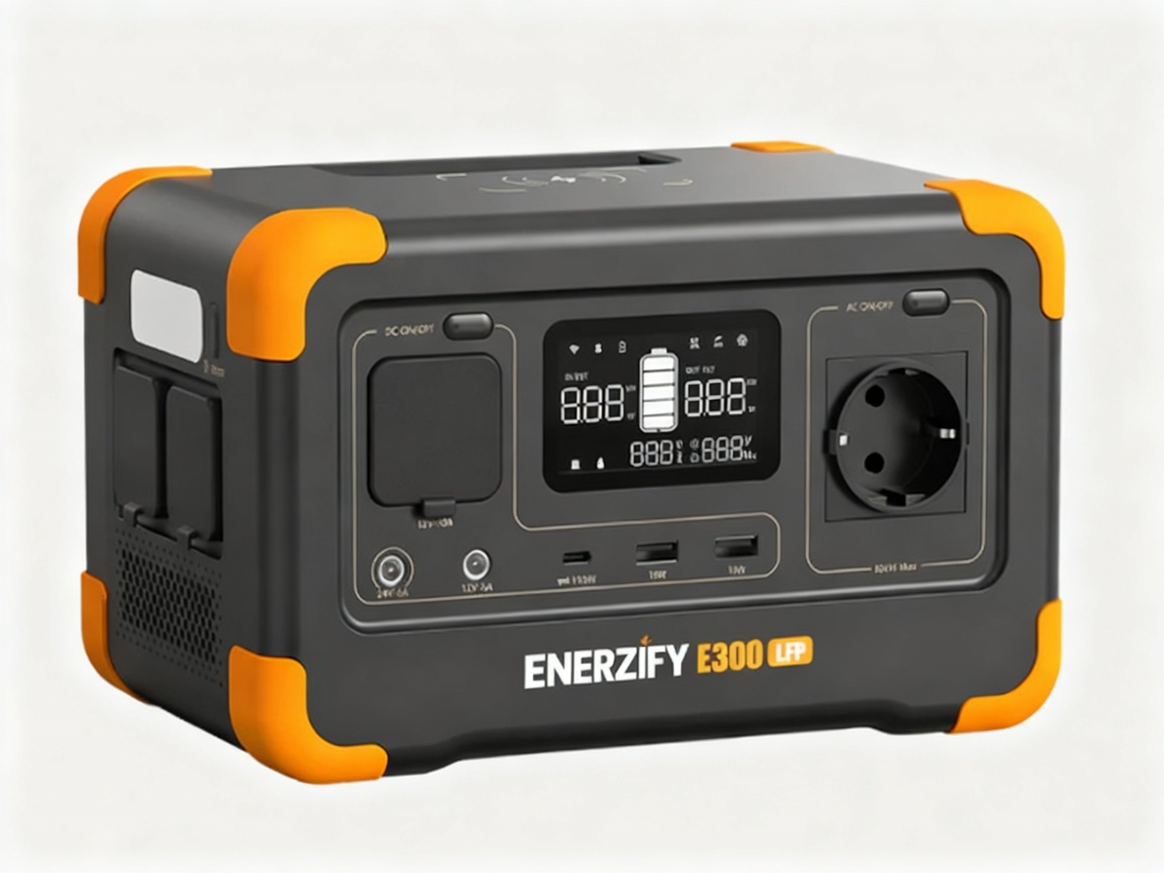ENERZIFY E300LFP Station d'énergie portable extensible – 600W / 288Wh