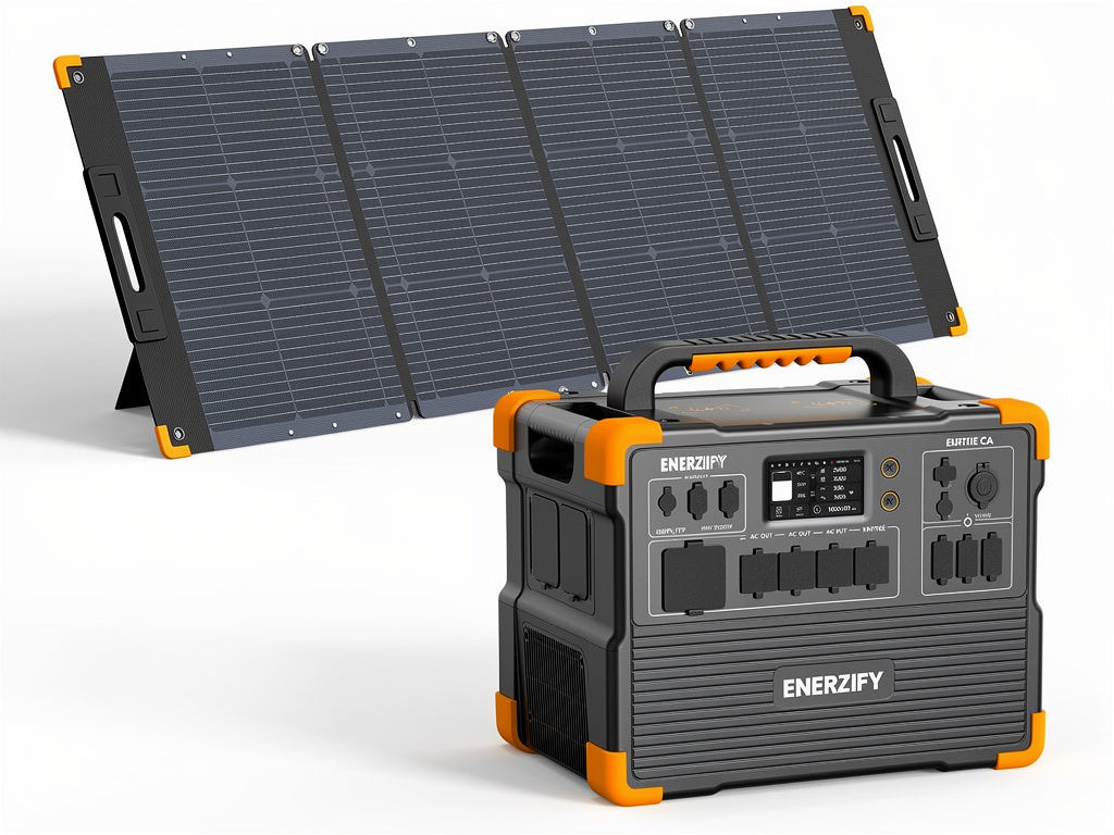 ENERZIFY E3600LFP Expandable Portable Power Station 3600W 3072Wh