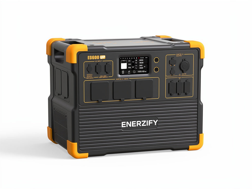 ENERZIFY E3600LFP Expandable Portable Power Station 3600W 3072Wh