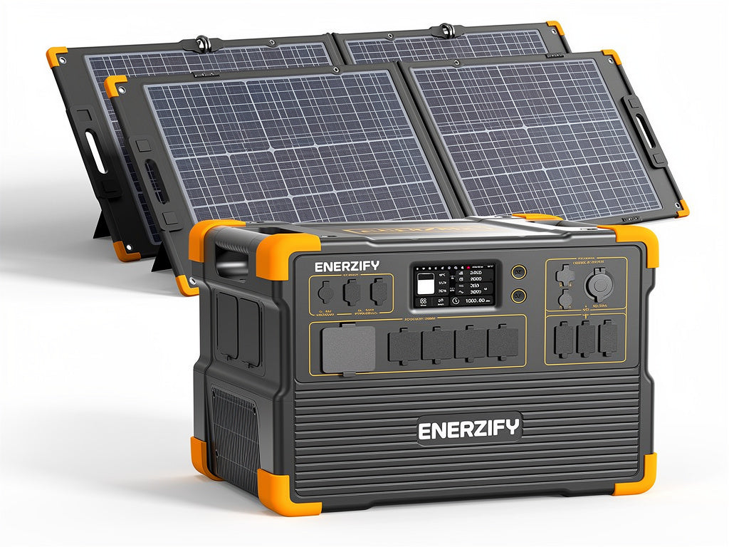 ENERZIFY E3600LFP Expandable Portable Power Station 3600W 3072Wh