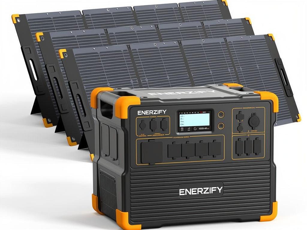 ENERZIFY E3600LFP Expandable Portable Power Station 3600W 3072Wh